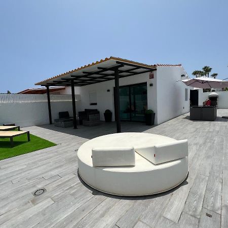 Agradable Bungalow Con Piscina Playa del Inglés Exteriör bild